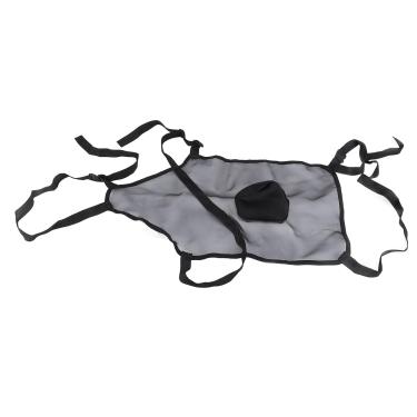 Imagem de Cabra Anti reprodução avental, protetor respirável desgaste tecido de longa duração para ovelhas cabras anti reprodução ovelha barriga cinto, cinta ajustável, suprimentos para (Preto)