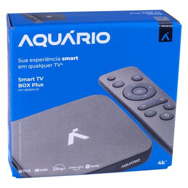 Imagem de Smart Box 4K STV3000 Plus Aquário Preta Uni Smart Box 4K STV3000 Plus Aquário Preta