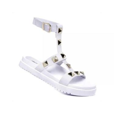 Imagem de Sandália feminina blogueira spike piramede conforto - Seven Brasil, Br