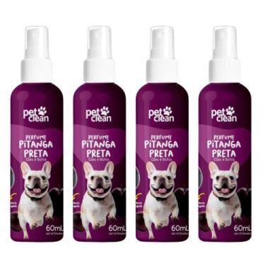 Imagem de Kit 4 Perfume Pitanga Preta Pet Clean - 60mL
