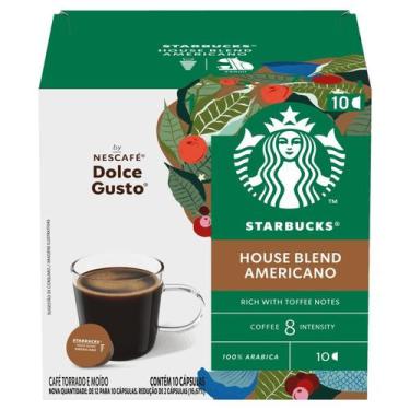Imagem de Cápsulas Nescafé Dolce Gusto Starbucks Americano House Blend - Dolce G