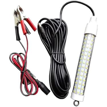 Imagem de Linkstyle Luz de pesca submersível subaquática de 120 LEDs com cabo de 6 m, lâmpada LED para localizador de peixes de 10,5 W CC 12 V 1000 ml para barco de pesca no gelo, IP68