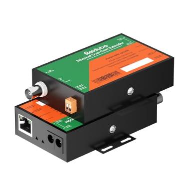 Imagem de Kit extensor Ethernet IP sobre coaxial, distância de extensão de até 1200 m, conjunto conversor EOC de 10/100 mbps para câmeras CCTV de segurança IP