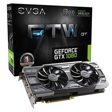 Imagem de GPU Gtx1080 8Gb Ftw Dt ACX3.0 D5 Pci-E EVGBK|#EVGA