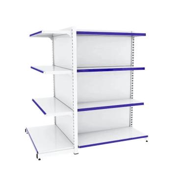 Imagem de Gôndola FIT Centro 1,37m Altura x 1,40m Comprimento 1 Ponta 1 Inicial Amapá