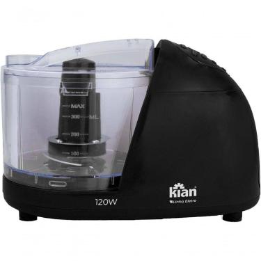 Imagem de Mini Processador Triturador Moedor De Alimentos 1200W Kian 500ml Preto 110V
