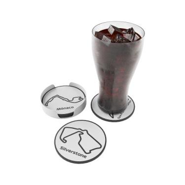 Imagem de Kit 4 Porta Copos PLA Fórmula 1 Criativo para Fãs de Corrida - Abstrat