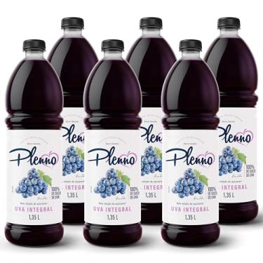 Imagem de Kit C/6 Sucos de Uva Tinto PLENO 1,35L Hugo Pietro (SEM ADIÇÃO DE AÇÚCAR, e SEM GLUTEN)