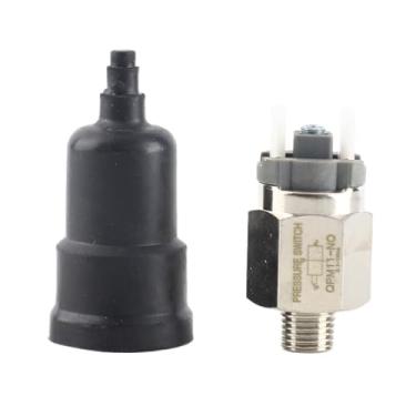 Imagem de Ailgely Chave de Pressão de Ar Ajustável, Normalmente Abre o Interruptor G1/4in IP54 AC220V 48VAC/DC Com Alta Potência, Vida Longa e Design Robusto para Meio de Ar -5~60 ° C Ambiente