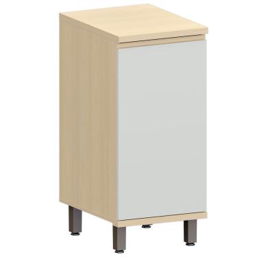 Imagem de Balcão Para Cozinha 40 Cm 1 Porta Mdf/mdp Aurora Cinza Cristal