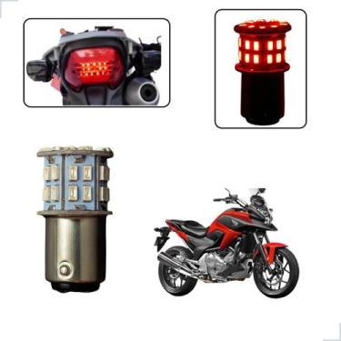 Imagem de Lâmpada Led Freio 2 Polo 1157 50 Leds Moto NC 700x ABS