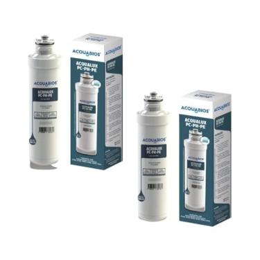 Imagem de Kit com 2 Refil Filtro para Purificador Compatível com Electrolux PC-PH-PE Acquabios Aqualux 1005-0054