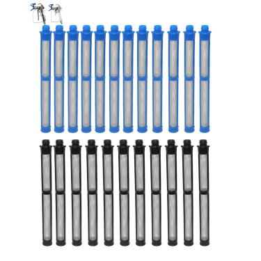 Imagem de (22 peças) 287032 60 Mesh *11 peças e 287033 100 Mesh Airless Spray Gun Filter, Compatível com Graco Contractor PC, Contractor II FTx Spray Gun Graco Spray Gun Filter