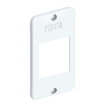 Imagem de Tampa Condulete PVC Branca 1 Polegada com 2 Teclas INPOL