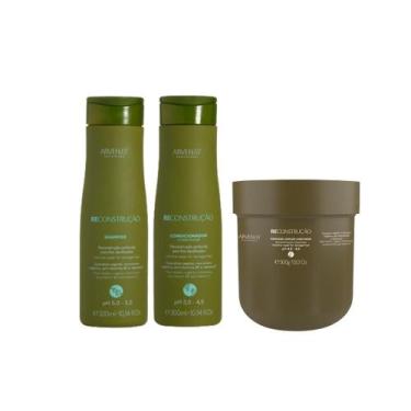 Imagem de Reconstrução Shampoo Condicionador Mascara 500g - Arvensis