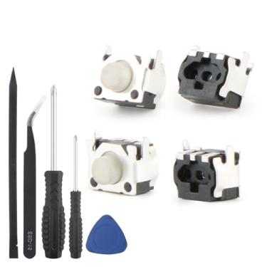 Imagem de Interruptor tátil de 4 peças para Steam Deck L1 R1 Botão de gatilho de ombro para micro interruptor Steam Deck Acessórios de substituição com ferramentas de reparo