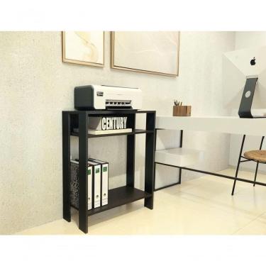 Imagem de Aparador Mesinha Mesa De Apoio Mesa De Impressora Escritório Mesa De Café Sala Refeitório Preto