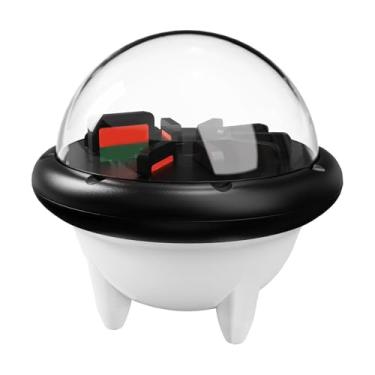 Imagem de EBTOOLS Titular da Caixa de Cartão de Jogo, 10 Slots de Cartas de Jogo, Suporte de Switch2olado à Prova de Choque, Organizador de Proteção por Cartucho Portátil para Jogos, para (Branco preto)