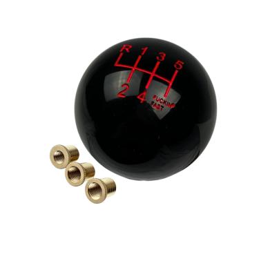 Imagem de Manopla D Cambio Preto Universal Tunning 6 Marchas Estilo BR