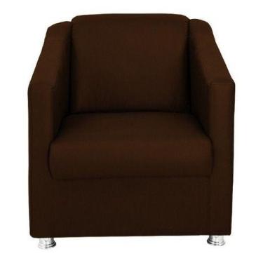 Imagem de Poltrona para sala e quarto Tilla - Courano Marrom - In-9 Decor