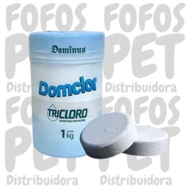Imagem de Tricloro Domclor Consumo Humano Embalagem com 5 Pastilhas de 200g
