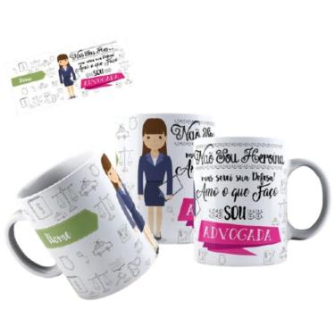 Imagem de Caneca De Porcelana Profissões Advogada