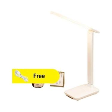 Imagem de Lâmpada De Mesa Dobrável LED De 6000mAh, Carregável Por USB, 3 Cores, 