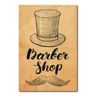 Imagem de Placa Decorativa - Barber Shop - Barbearia - 0666plmk - Allodi