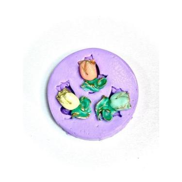 Imagem de F1034 molde de silicone tulipa confeitaria biscuit - confeitaria dos m