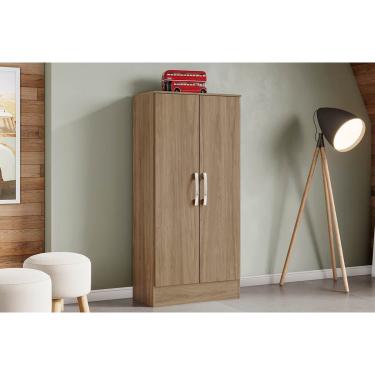 Imagem de Armário Multiuso Lavanderia Zafira B14 c/ 2 Portas Rústico - Henn