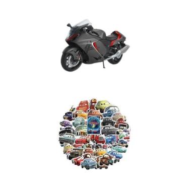 Imagem de Modelo De Motocicleta SUZUKI HAYABUSA Em Escala 1:9 Para Meninos, Corp