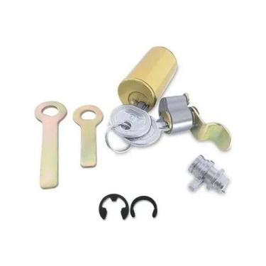 Imagem de Cilindro para fechadura eletrica agl 42mm chave convencional r.00940