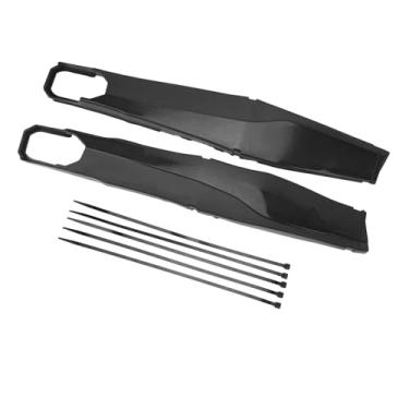 Imagem de Zhjvihx Protetor de Braço Oscilante, Protetor de Cobertura de Braço Oscilante, Amortecimento, 1 par, Esquerda Direita, Prova de Poeira, Estética, Absorção de Impacto, Proteção contra Colisão (Preto)