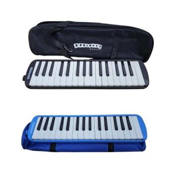 Imagem de Escaleta 32 Teclas com Capa - Aprendiz Musical EA32, Ultramarine/Preto