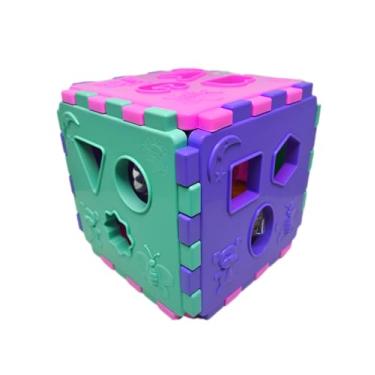 Imagem de Cubo Didático Rosa Mercotoys