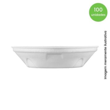 Imagem de Marmitex de Isopor 500ml sem tampa Bom Apetite com 100 unidades