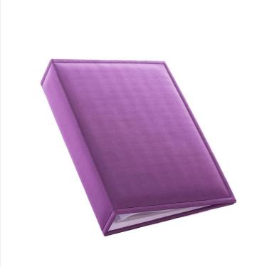 Imagem de Album Para 500 Fotos 10X15 Couro Cost. Roxo Profundo Magico
