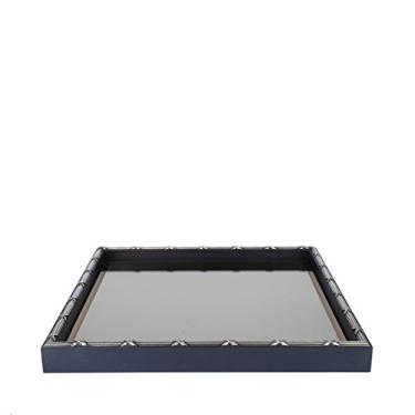 Imagem de BANDEJA MADEIRA CROISÉ PRETO 37x37x4cm