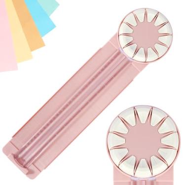 Imagem de LZVXTYM Cortador de papel rotativo 12 em 1, cortador de papel giratório de 360° com 12 cabeças de lâmina de corte, mostrador aparador de papel de guilhotina, ferramenta de scrapbooking antiderrapante
