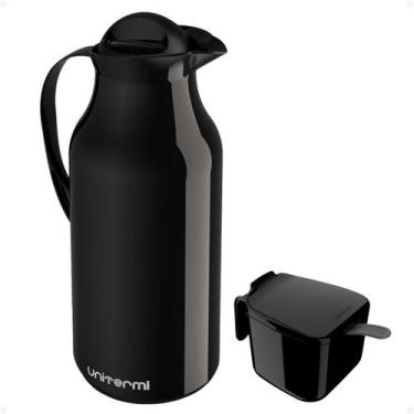 Imagem de Kit Garrafa Térmica 1 Litro Siena Unitermi com Açucareiro 350 ML Café 