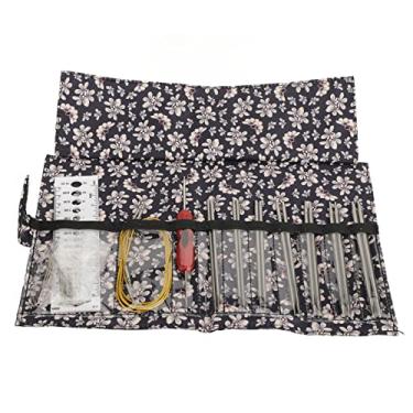 Imagem de Conjunto de Agulhas Circulares, Conjunto de Agulhas de Tricô Circular IntercambiáVeis ​​Conjunto de Agulhas de Tricô Circulares de aço InoxidáVel Com 7 Agulhas IntercambiáVeis ​​de Tamanho