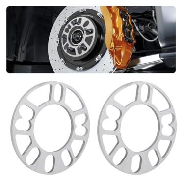 Imagem de Wogomz Espaçador universal de roda de 8 mm, espaçadores de roda centrados em cubo para 4 terminais e 5 argolas, PCD 98-120 mm, espaçador de carro para padrão de parafuso de encaixe de cubo 4 x 100/4 x