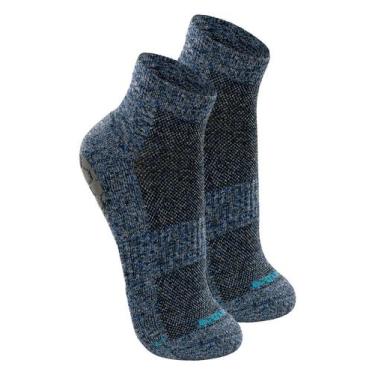 Imagem de Kit com 2 Pares de Meias Antiderrapante Pilates Lupo 3310-003, Azul, 4