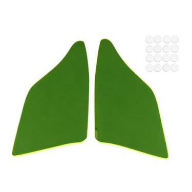 Imagem de FJMQHU Protetor de farol de motocicleta, capa protetora de farol, fácil de instalar, tela de proteção, substituição de lente para 1199 959, Verde