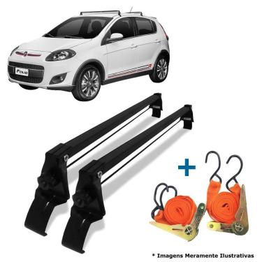 Imagem de Rack De Teto Vhip Novo Palio 2012 À 2017 + 2 Cintas Catraca