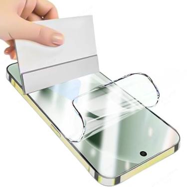 Imagem de CUFEREDU 2 películas protetoras de tela frontal de TPU flexível para Google Pixel 10 / Pixel 10 Pro 5G 6,3 polegadas, filme de hidrogel 3D, TPU transparente, sensível ao toque, desbloqueio de