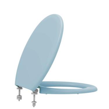 Imagem de Assento Sanitário Infantil Azul Tupan  Tampa Vaso Oval Escolar para Cr