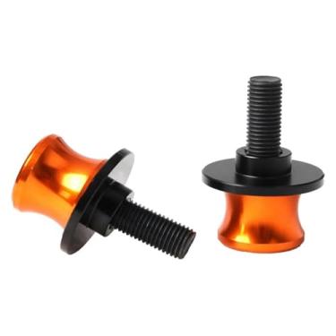 Imagem de BYYINGSUS Parafuso de suporte de carretel de braço oscilante M6 M8 M10 compatível com 650 750 800 900 1000 (10 mm laranja)