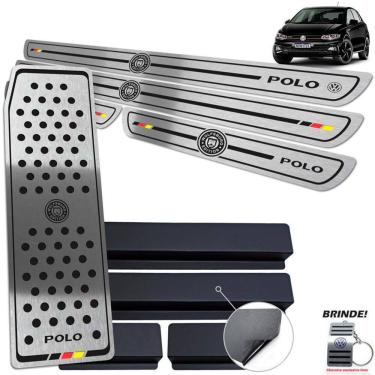 Imagem de Descanso + Soleiras Preto Baixo Relevo Polo Wolfsburg Ed