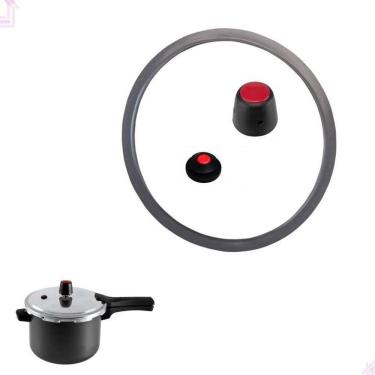 Imagem de Kit Borracha Panela De Pressão Peso E Válvula Panelux 4,5 L